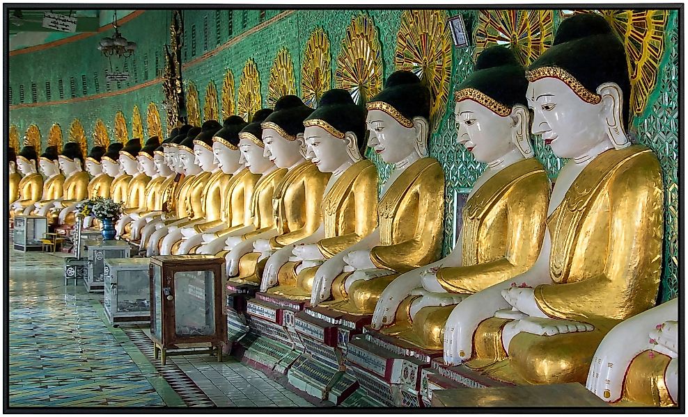 Papermoon Infrarotheizung »U Min Thonze Buddhas«, sehr angenehme Strahlungs günstig online kaufen