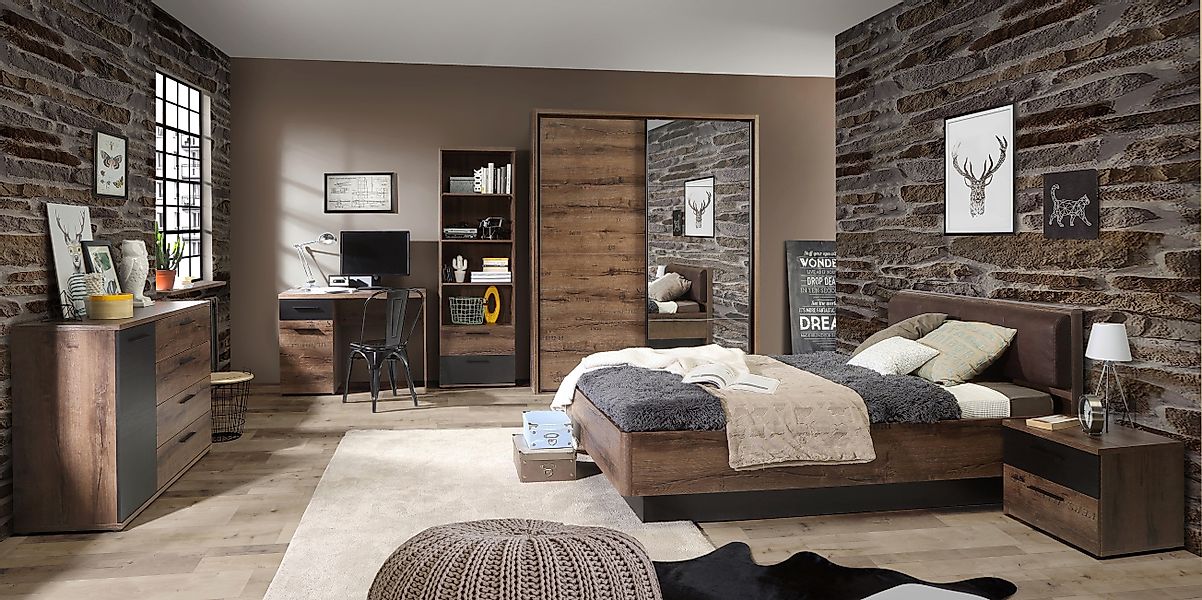 möbel-direkt.de Jugendzimmer-Set Jacky, (Kompett Set, 7-tlg., günstig online kaufen