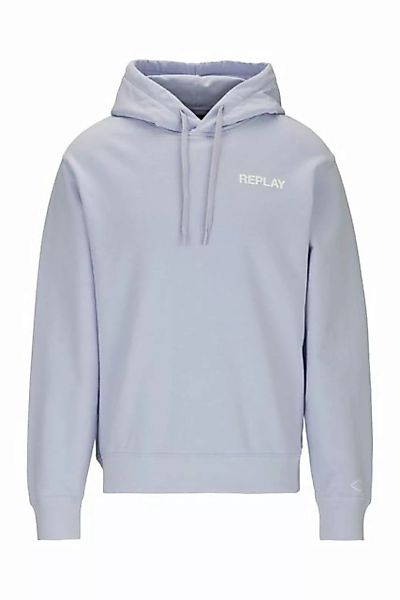 Replay Hoodie Basic Herren Kapuzensweatshirt mit Logoprint günstig online kaufen