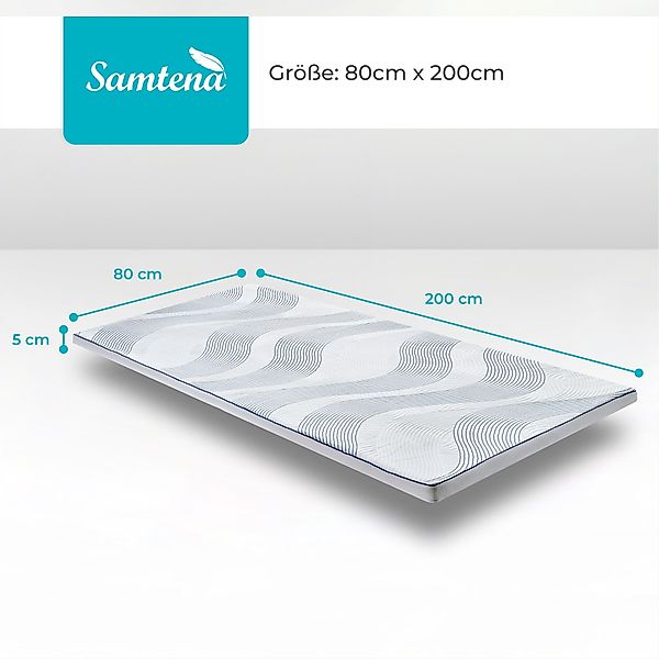 Matratzenauflage Samtena gel topper 80 x günstig online kaufen