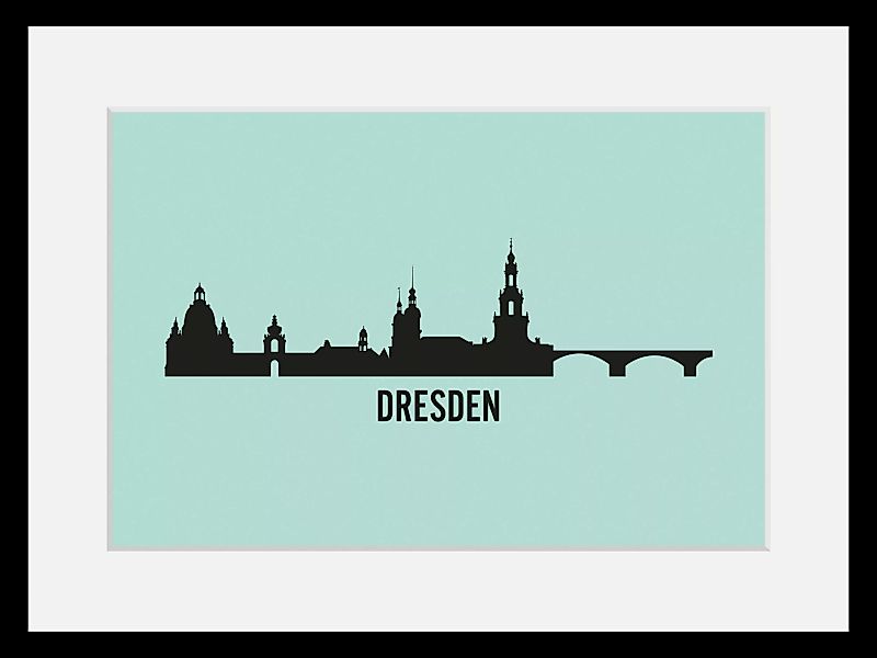 queence Bild »Dresden Skyline«, Städte, (1 St.) günstig online kaufen