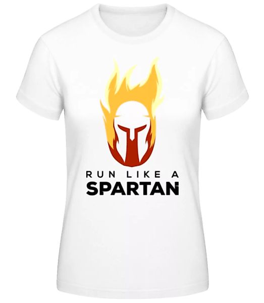 Run Like A Spartan · Frauen Basic T-Shirt günstig online kaufen