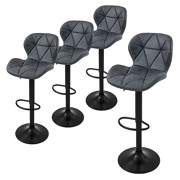 ML-DESIGN Barhocker Gepolsterter Barstuhl mit Rückenlehne günstig online kaufen
