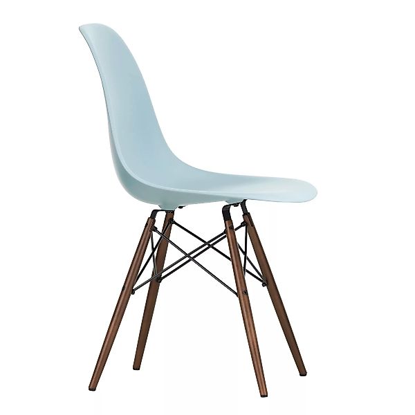 Vitra - Eames Plastic Side Chair DSW Gestell Ahorn dunkel - eisgrau/Sitzsch günstig online kaufen