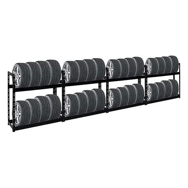 PROREGAL Mega Deal 4x Reifenregal Tiger HxBxT 100 x 110 x 35 cm bis zu 32 R günstig online kaufen