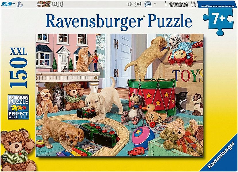 Ravensburger Puzzle Verspielte Welpen, 150 Puzzleteile, Made in Germany günstig online kaufen