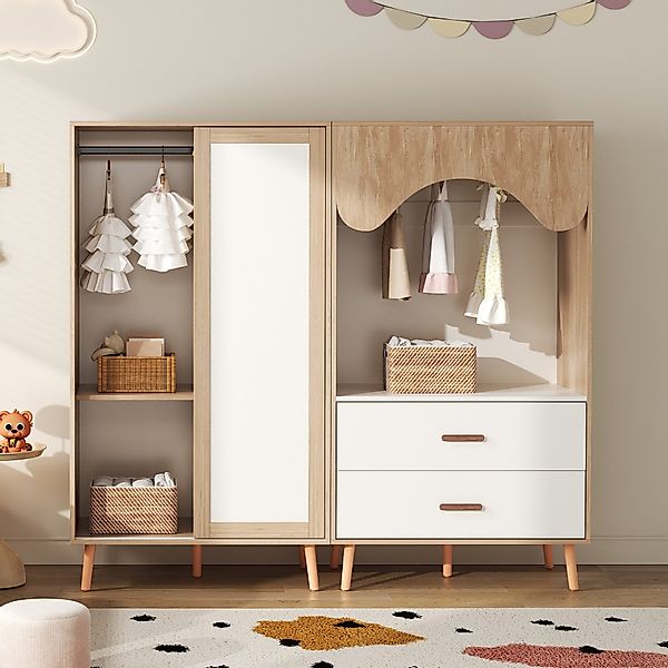 MODFU Kleiderschrank mit flexibler Aufteilung (Kinderzimmer-Set, günstig online kaufen