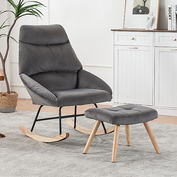 HAUSS SPOLE Schaukelstuhl Ergonomischer Schaukelstuhl inklusive günstig online kaufen