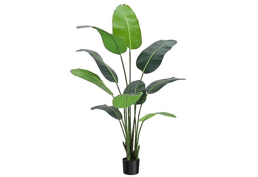 Kunstbaum Groß Pflanze,Lebensechte künstliche Canna-Blatt-Landschafts Pflan günstig online kaufen