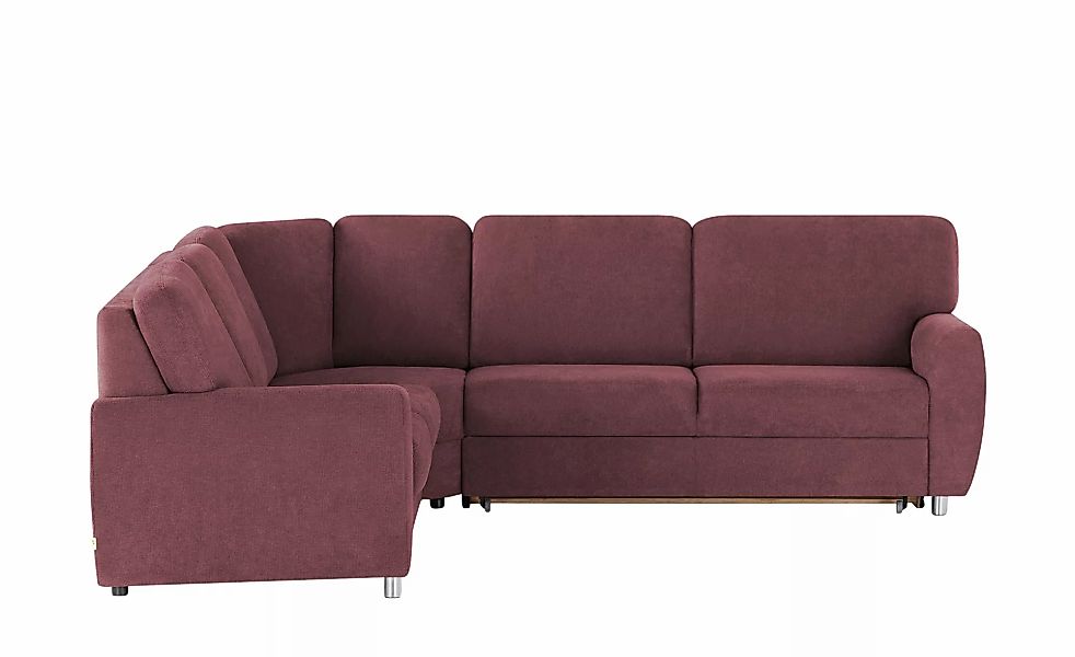 smart Ecksofa  Valencia ¦ rot ¦ Maße (cm): B: 272 H: 90 T: 242.0 Polstermöb günstig online kaufen