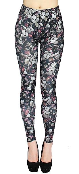 dy_mode Highwaist Leggings Bunte High Waist günstig online kaufen