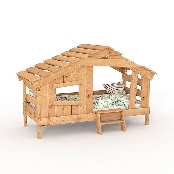 bibex Kinderbett APART CHALET Kinderbett, Jugendbett, Spielbett, naturbelas günstig online kaufen