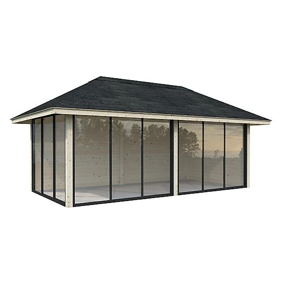 Palmako Pavillon Bianca Set202 Slide Naturbelassen 588 cm x 300 cm FSC® günstig online kaufen