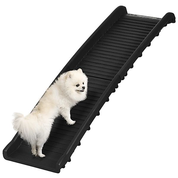 PawHut Hunderampe Hundetreppe mit rutschfester Gummipuffer günstig online kaufen