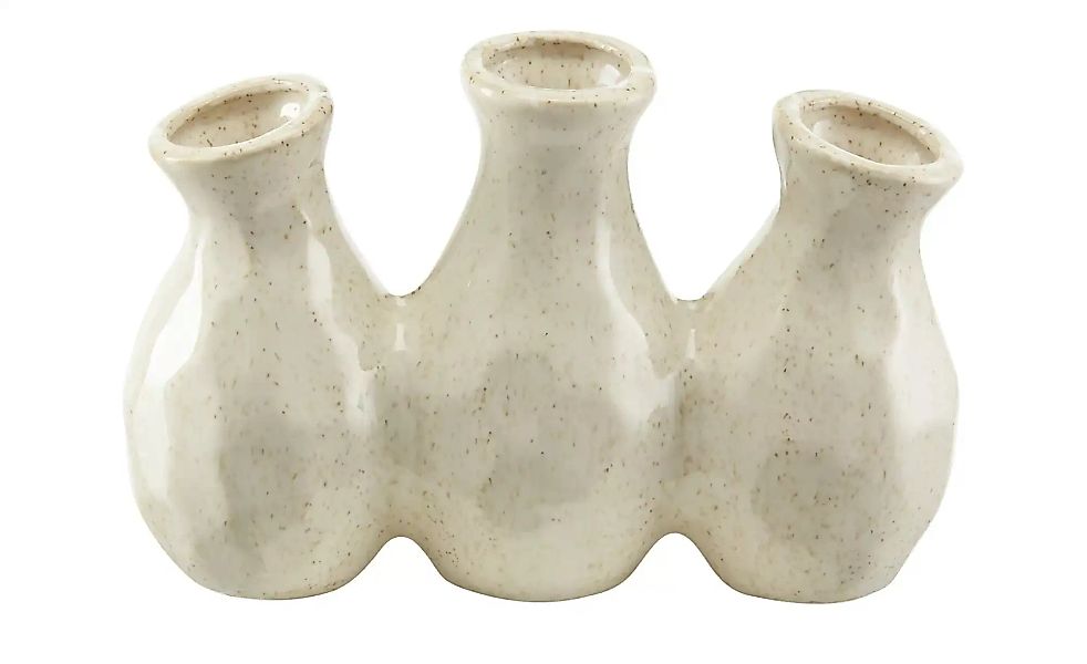 Vase, 3er ¦ creme ¦ Keramik ¦ Maße (cm): B: 18 H: 12 T: 6 Accessoires > Vas günstig online kaufen