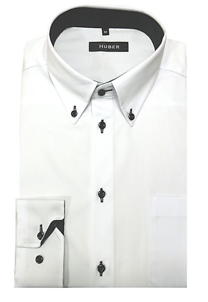 Huber Hemden Langarmhemd HU-0098 Button-Down Kragen, günstig online kaufen