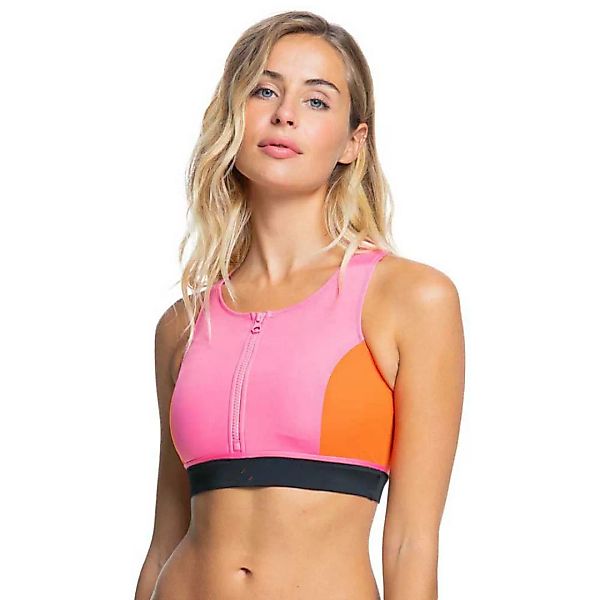 Roxy Fitness New Sporty Bikini Oberteil XS Pink Lemonade günstig online kaufen