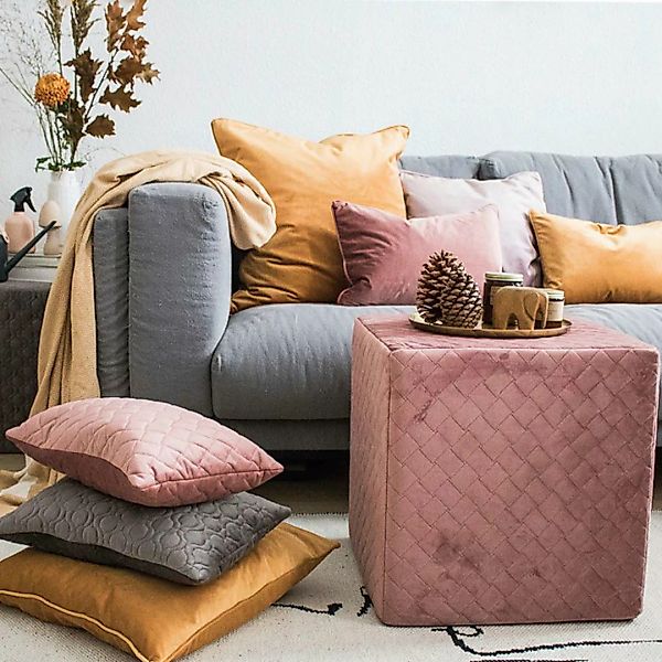 H.O.C.K. Dekokissen »Nobile Samt«, im klassischen Stil, Kissenhülle mit Fül günstig online kaufen