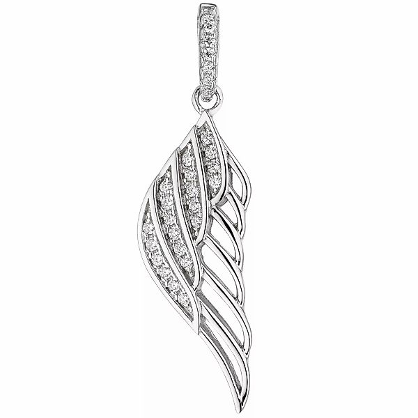 Anhänger Flügel Engelsflügel 925 Sterling Silber Mit Zirkonia Silberanhänge günstig online kaufen