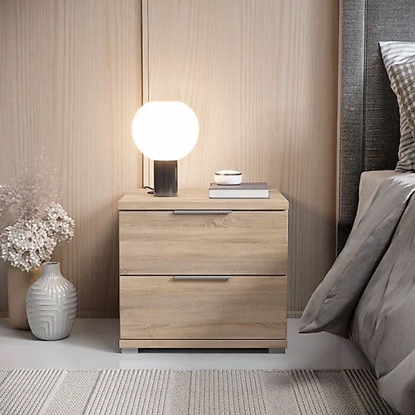 Schlafkontor Nachtkommode »Smilla Nachttisch, Nachtkonsole mit Schubkästen« günstig online kaufen