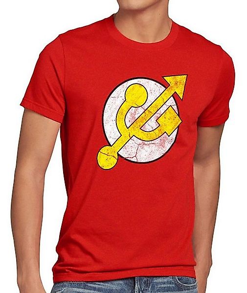 style3 T-Shirt USB Hero Flash Speicher Blitz Held Logo Comic Action superhe günstig online kaufen