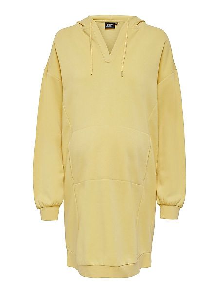 ONLY Mama Hoodie- Kleid Damen Gelb günstig online kaufen