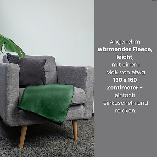 Wohndecke Polar-Fleece ca. 130x160, wometo, OEKO-TEX®, günstig online kaufen
