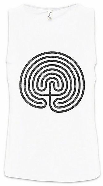 Urban Backwoods Tanktop Cretan Maze Ärmelloses T-Shirt Labyrinth Esoterik M günstig online kaufen