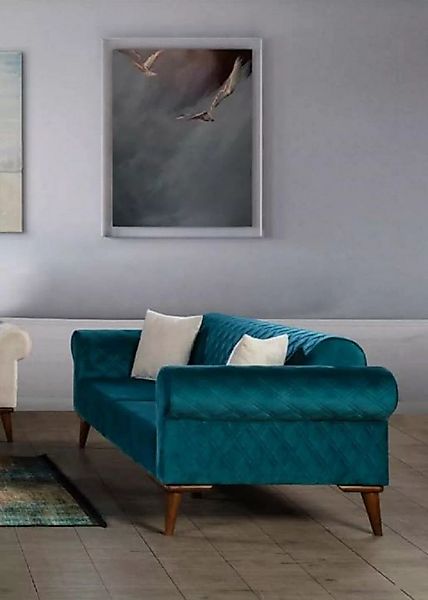 JVmoebel Sofa Luxus Sofa 3 Sitzer Moderner Couchen Luxus Möbel Stoff Couch günstig online kaufen