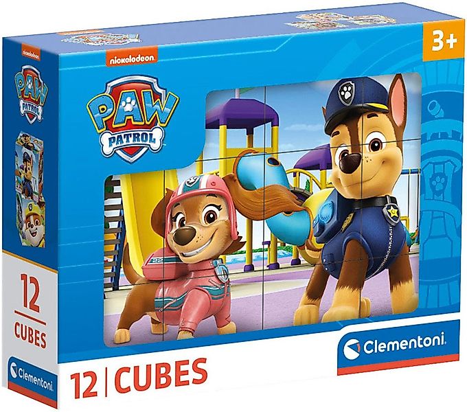Clementoni® Würfelpuzzle Paw Patrol, 12 Puzzleteile, Made in Europe günstig online kaufen