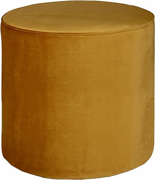WOOOD Hocker "Sara", weich gepolstert, runde Form, H 46 cm x Ø 46 cm günstig online kaufen
