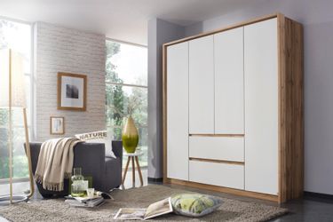 rauch Drehtürenschrank "Mainz mit Passepartout" optional mit Beleuchtung, A günstig online kaufen