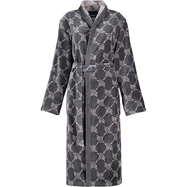 JOOP Damen Bademantel Cornflower Schalkragen 1645 - Farbe: Anthrazit - 77 - günstig online kaufen