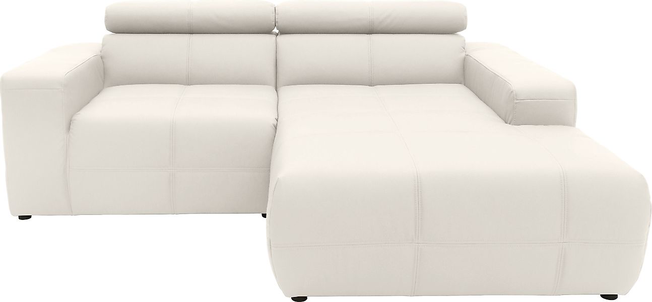 DOMO collection Ecksofa »Brandon B/T/H: 214/100/80 cm, L-Form«, Mit Kopftei günstig online kaufen