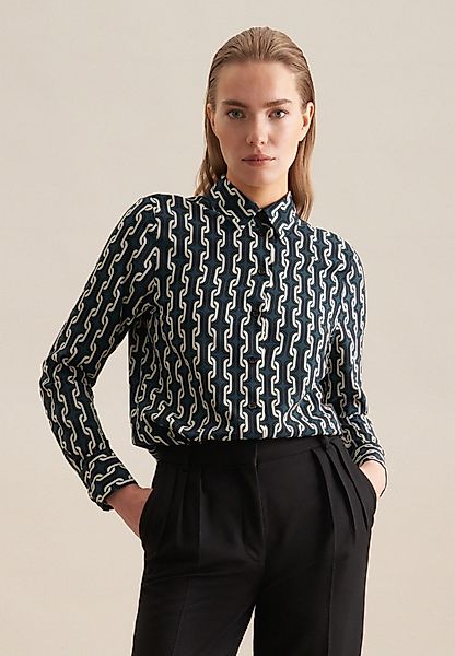 seidensticker Hemdbluse Schwarze Rose Langarm Kragen günstig online kaufen