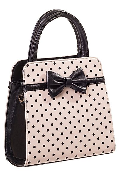 Banned Handtasche Carla Polka Dot Creme, günstig online kaufen