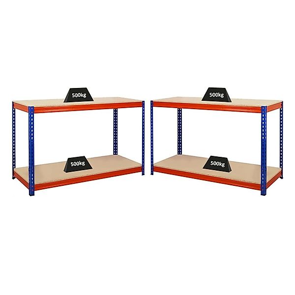 PROREGAL Mega Deal 2x Profi Werkbank STRONG BEAST HxBxT 90x150x60cm mit Fac günstig online kaufen
