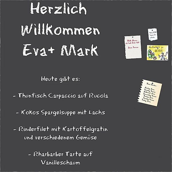 queence Memoboard "Schwarz", 50/50 cm günstig online kaufen