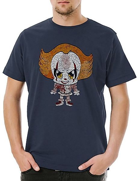 Urban Backwoods Print-Shirt Urban Backwoods Litte Clown Herren T-Shirt Navy günstig online kaufen