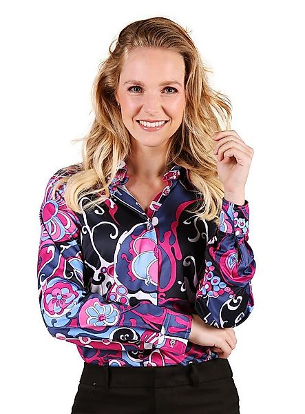 thetru Hippie-Kostüm 70er Bluse Hippie Purple Karneval Faschingskostüm, Für günstig online kaufen