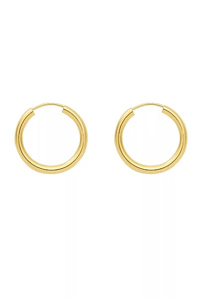 Adelia´s Paar Ohrhänger "1 Paar 585 Gold Ohrringe / Creolen Ø 20 mm", 585 G günstig online kaufen