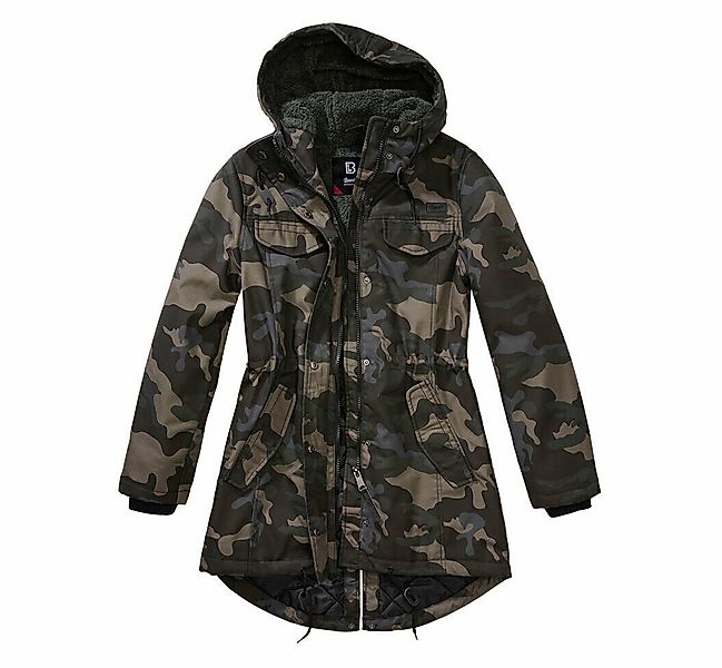Brandit Parka Damen Winter Jacke Parka Mantel Outdoor Jacke warm Teddyfell günstig online kaufen