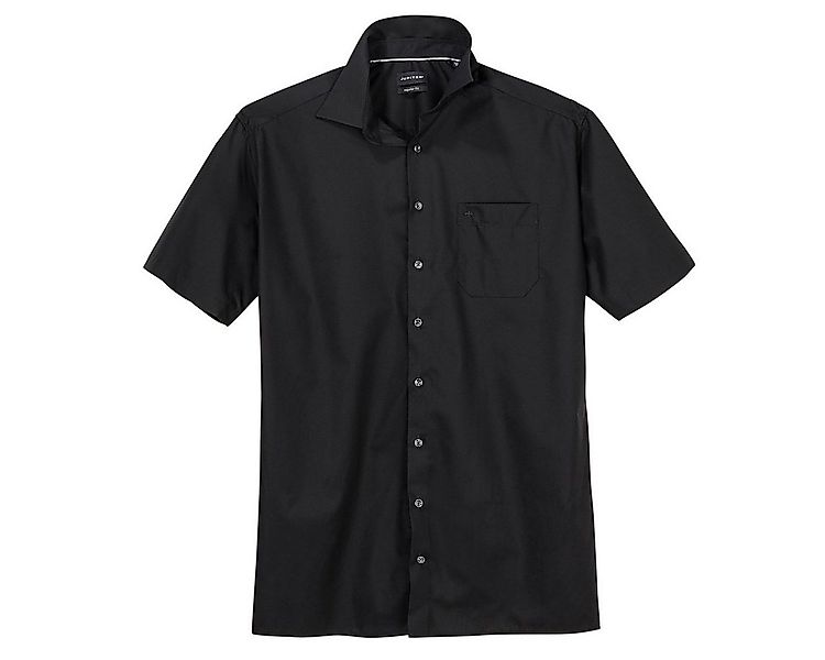 Jupiter Businesshemd Jupiter Cityhemd Kurzarm schwarz bügelleicht XXL günstig online kaufen