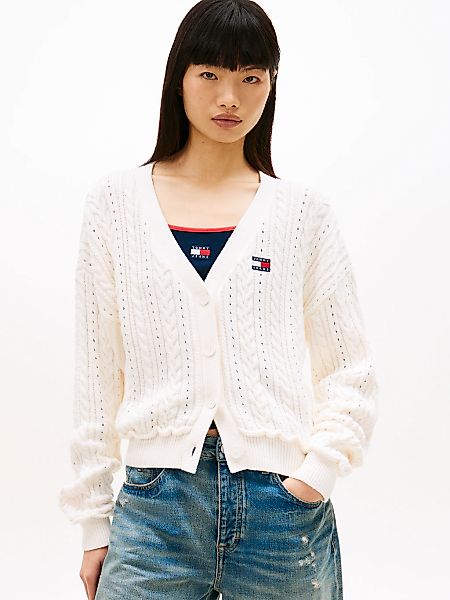 Tommy Jeans Strickjacke "TJW BOXY GMD CARDIGAN" günstig online kaufen