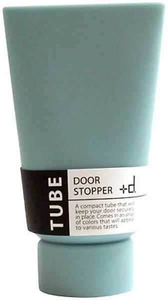 Türstopper  plastikmaterial blau Farbtube - Pa Design - Blau günstig online kaufen