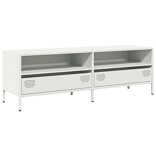 vidaXL TV-Schrank Weiß 135x39x43,5 cm Kaltgewalzter Stahl 851339 günstig online kaufen