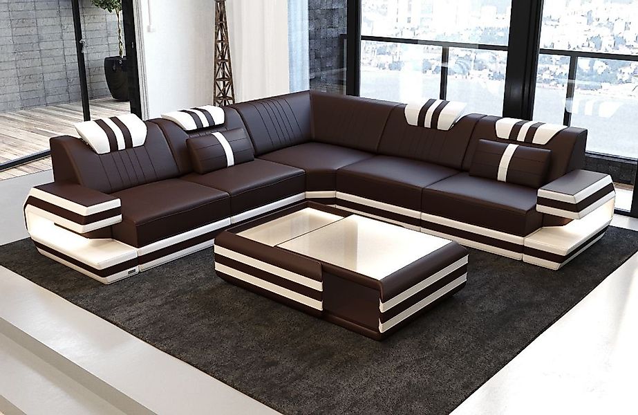 Sofa Dreams Ecksofa Ledercouch Sofa Leder günstig online kaufen