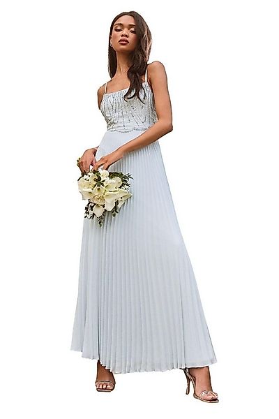 LIPSY Plisseekleid Lipsy Verziertes Maxikleid für Brautjungfern (1-tlg) günstig online kaufen