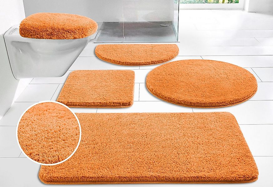 OTTO home Badematte Merida, Badvorleger, Badezimmer Teppich, Höhe 32 mm, ru günstig online kaufen