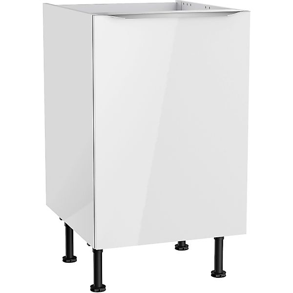 Optifit Küchen-Spülenunterschrank Arvid986 50 cm x 87 cm x 58,4 cm Weiß günstig online kaufen